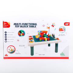 MESA DE BLOQUES ARMABLES MULTIFUNCIONES VERDE 58 PCS OTG0925008