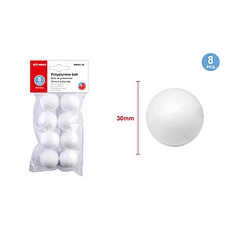 ESFERA DE PLUMAVIT 3 CM. 8 PCS. MOTARRO ME001-30