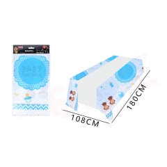 MANTEL PLASTICO BABY SHOWER CELESTE 108X180CM FELIZ 613429