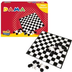 JUEGO DE SALON DAMA DE CARTON NOBEL TOYS 377423