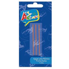 AGUJA LANA  X 3 PLASTICA PUNTA ROMA