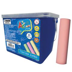 TIZA COLOR JUMBO 12 UNID ARTE TOP 10690
