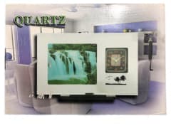 LAMPARA ACUARIO CON RELOJ