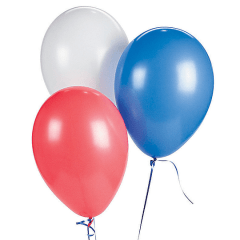 GLOBO TRICOLOR 25 UNID N°9 BIG PARTY
