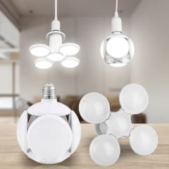 AMPOLLETA 5 LUCES FUTBALL 6500K E27 40W 23CM DIAMET. 008929