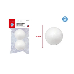 ESFERA DE PLUMAVIT 6 CM. 2 PCS. MOTARRO ME001-60
