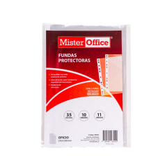 FUNDA TRANSPARENTE PARA ARCHIVAR MISTER OFFICE 7380  7381