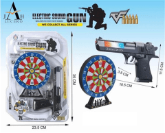 PISTOLA CON TIRO AL BLANCO ELECTRONICO EN BLISTER