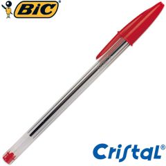 LAPIZ PASTA BIC ROJO CRISTAL