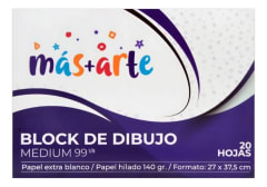 BLOCK DIBUJO MEDIUM MAS+ARTE 81061