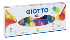 SET GIOTTO DE 90 UNID. 50 LAPIZ STILNOVO COLOR Y 40 TURBO SCRIPTO CAJA F257500