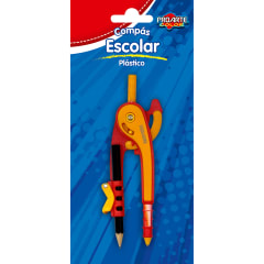 COMPAS PLASTICO CON SEGURIDAD DISPLAY PROARTE 8090-K