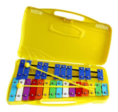 METALOFONO 25 NOTAS DE COLORES CAJA AMARILLA