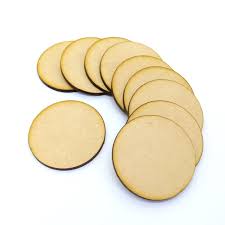 CIRCULOS DE MADERA NATURAL 3X0.6 CM 5 PCS