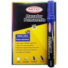 12 PLUMON PERMANENTE AZUL P/REDONDO S50 ARTEL 20010152