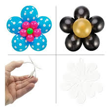CLIP PARA GLOBOS  TIPO FLOR 10 PCS MR 86009