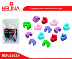 CLIP PARA GLOBOS 20 PCS 1 CM MR 86010