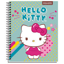 CUADERNO UNIV. HELLO KITTY MAT. 7 MM 100 HJS PROARTE 35763-4