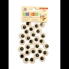 OJOS LOCOS 16 UNID STIKERS DINGLI 20973