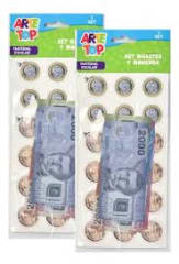 SET BILLETES Y MONEDAS ARTE TOP 27275