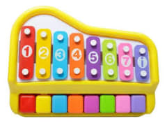 PIANO METALOFONO P/BEB XYLOPHONE/ FUNNY PIANO 8811