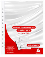 FUNDA CARTA X 10 UNID. ADIOFFICE 106007