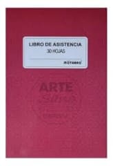 LIBRO ASISTENCIA 30 HJS TAPA BLANDA MOTARRO 251338