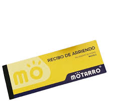 RECIBO DE ARRIENDO 50 HJS. MOTARRO MU112-2