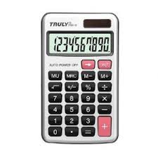 CALCULADORA DE BOLSILLO TRULY 216A-10 216172  54306