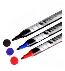 LAPIZ TINTA PLUMON CD 2 PUNTAS ROJO-AZUL-NEGRO JP 24597