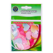 CORAZONES DE SATIN 45X20 MM 40 PZAS