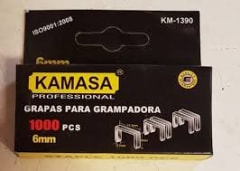 CORCHETES GRAPAS PARA GRAPADORAS 1000 PZAS 6MM KAMASA KM1390