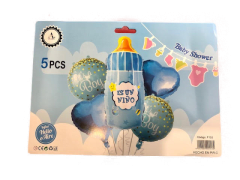 SET 5 GLOBOS MAMADERA NIÑO