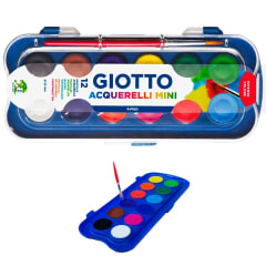 ACUARELA MINI 12 COLORES DING LI 12311