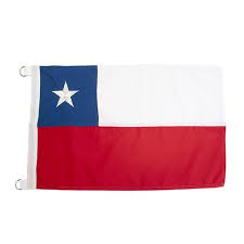 BANDERA CHILENA BORDADA  140X210 CM GENERO JP