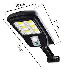 FOCO LED SOLAR CON CONTROL REMOTO PARA MURO 70182