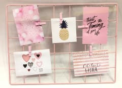 MALLA RECTANGULAR MINI P/5 FOTOS 28X38 CM JP20421