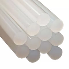 50 SILICONA EN BARRA GRUESA 11MM. 30CM. TRANSPARENTE 7359