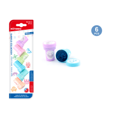 TIMBRE DISEÑOS SURTIDOS 6 UNID. 25MM DISPLEY MOTIVACIONAL MOTARRO ME046-6