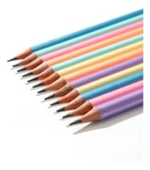 LAPIZ GRAFITO X 12 UNID. COLOR PASTEL LUCERO JP24578