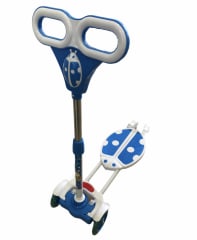 SCOOTER 4 RUEDAS TIJERA METALICO/PASTICO C/LUZ 16147