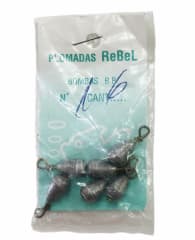 BOMBA DE PESCA PLOMADAS REBEL