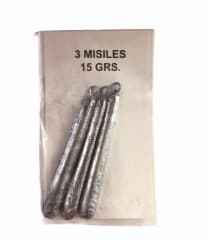 MISILES DE PESCA FORMA DE GOTA S/M