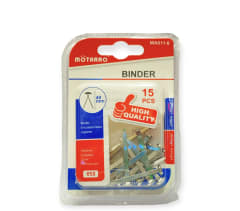 BROCHE 2 PATAS MARIPOSA PLATEADO 40MM. 15 UNID. MOTARRO MA011-8