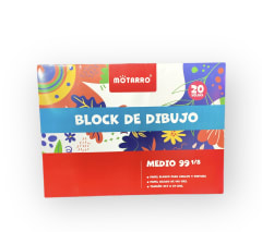 BLOCK DIBUJO MEDIUM 20 HJS. 140 GRS MOTARRO 251152