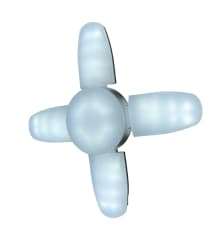 AMPOLLETA 4 PUNTAS MINI LED 10000K E27 28W 20CM DIAME. F361