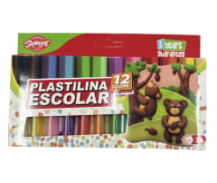 PLASTICINA 12 COLORES TRIANGULAR BACOQUE 897617