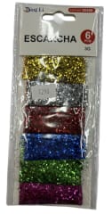 ESCARCHA 6 UNID DIFERENTES COLORES SOBRE DING LI 20460