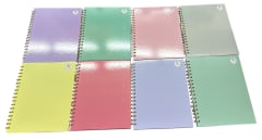 CUADERNO UNIV. MAT. 7 MM. 100 HJAS. TAPA DURA PASTELES LUCERO 24512