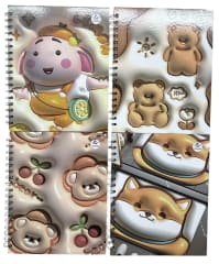 CUADERNO UNIV. MAT. 7 MM. 100 HJAS. TAPA DURA LUCERO 25808